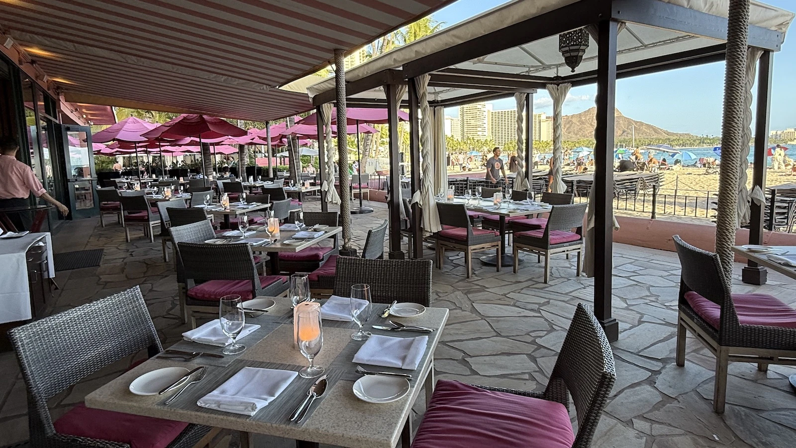 Azure outdoor seating