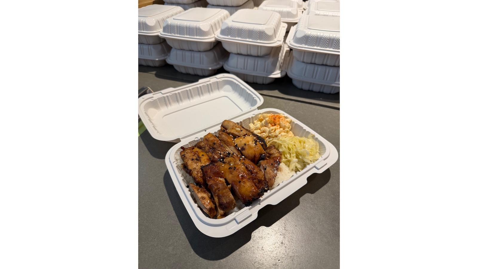 grilled chicken bento