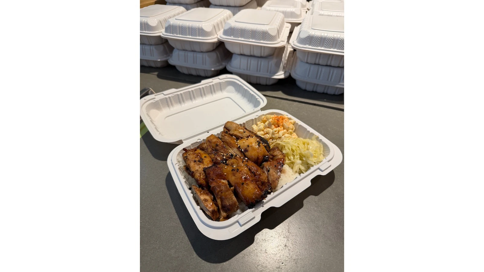 grilled chicken bento