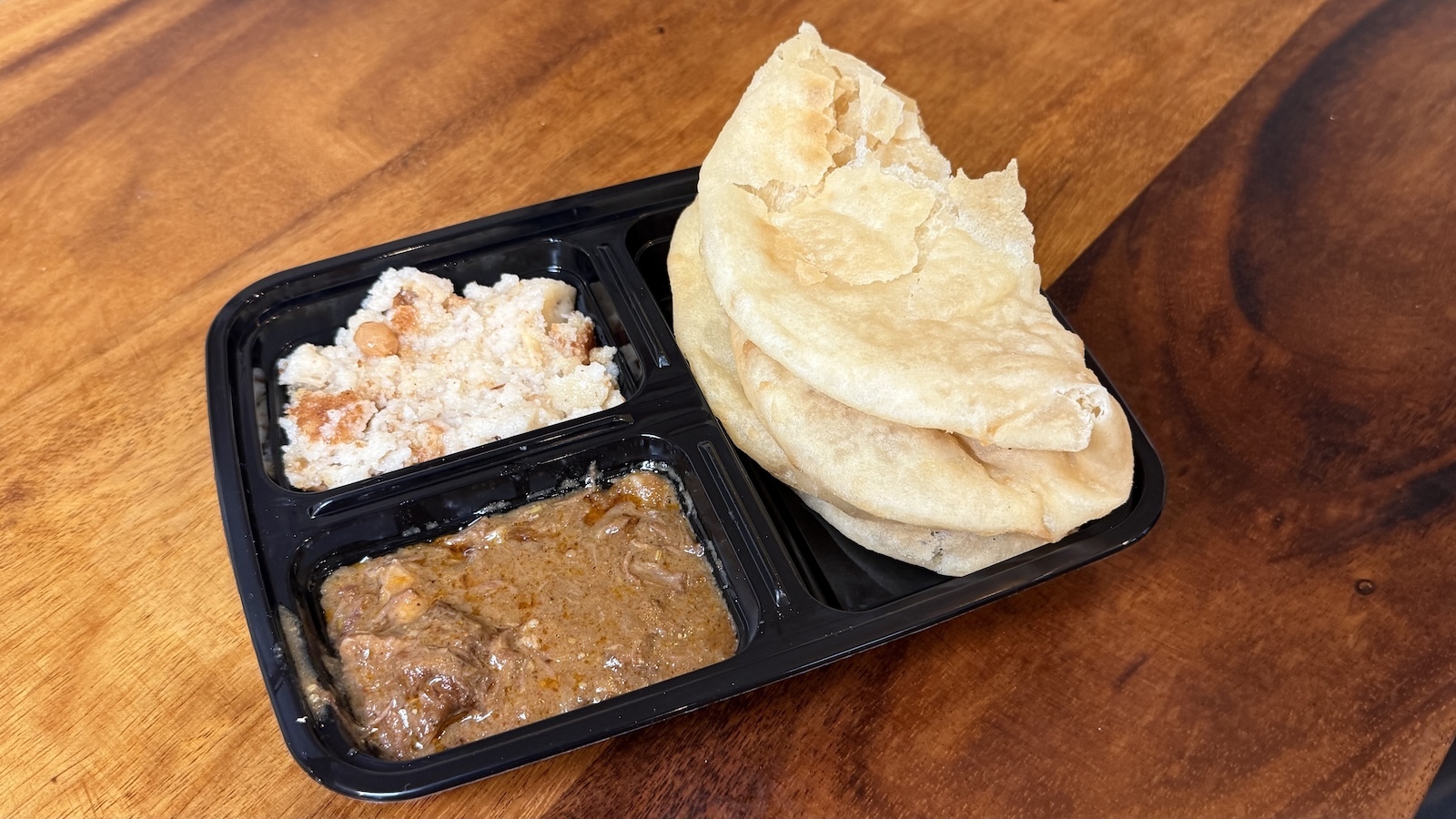 Brunch options include halwa, lamb nihari, puri and more. Photo by Kelli Shiroma Braiotta