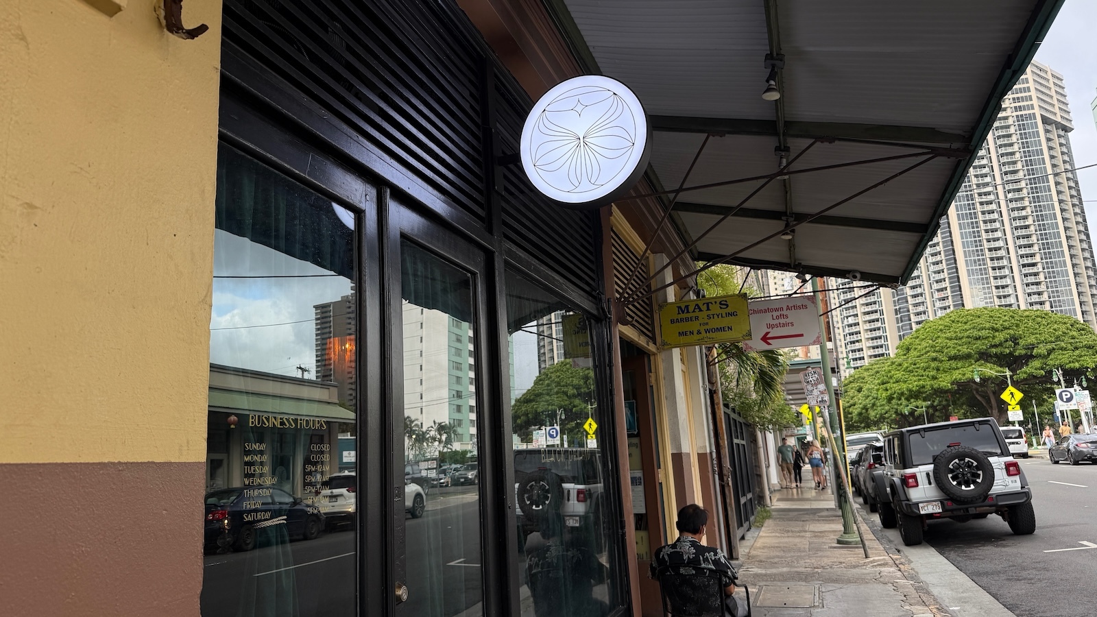 Black Orchid sign