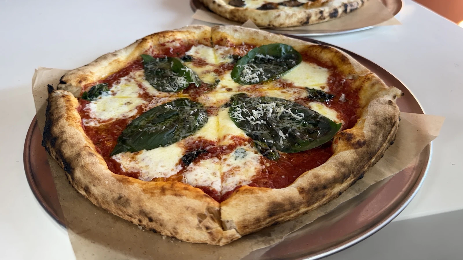Margherita pizza