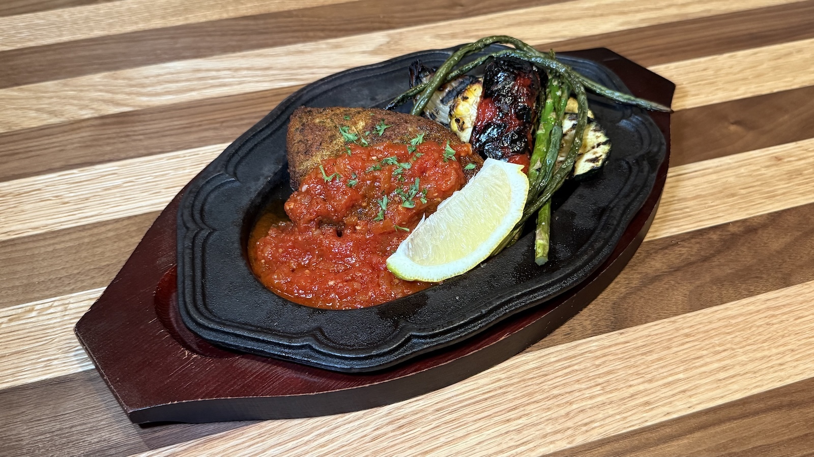 crispy swordfish cutlet