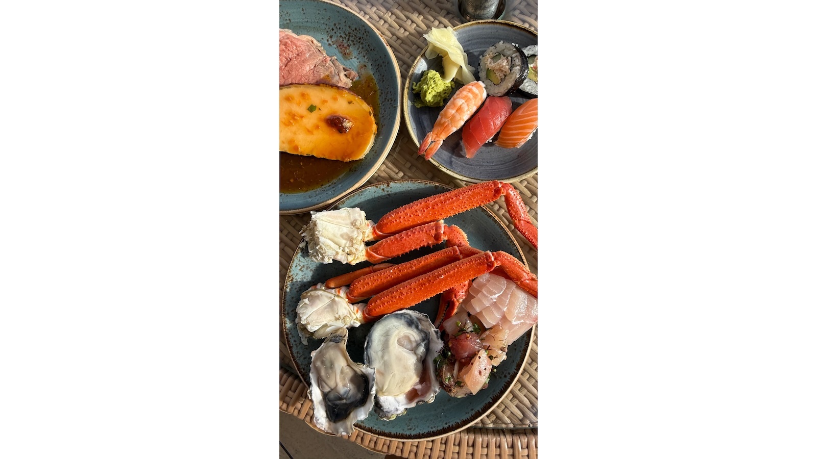 dinner spread