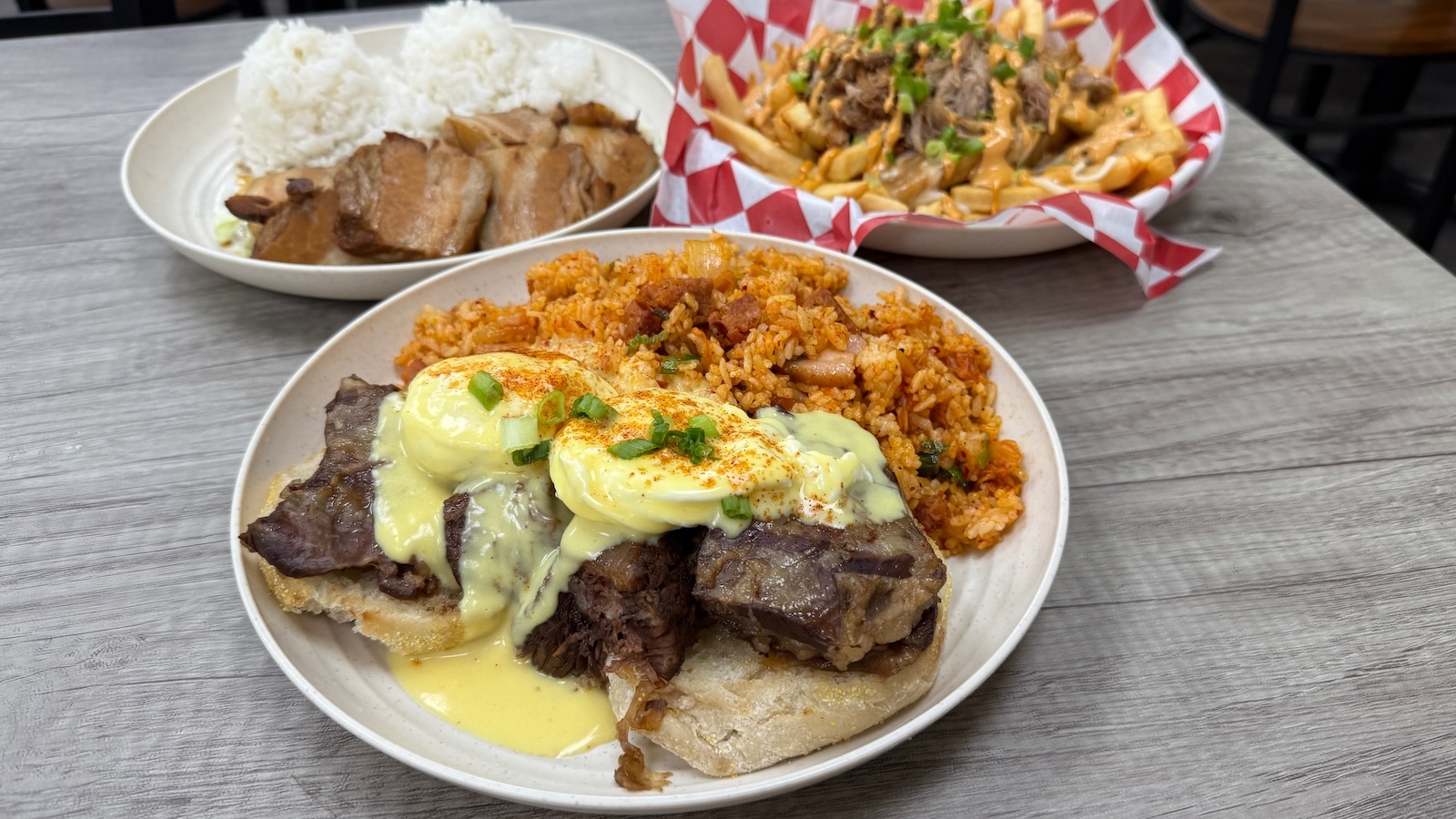 short ribs eggs Benedict