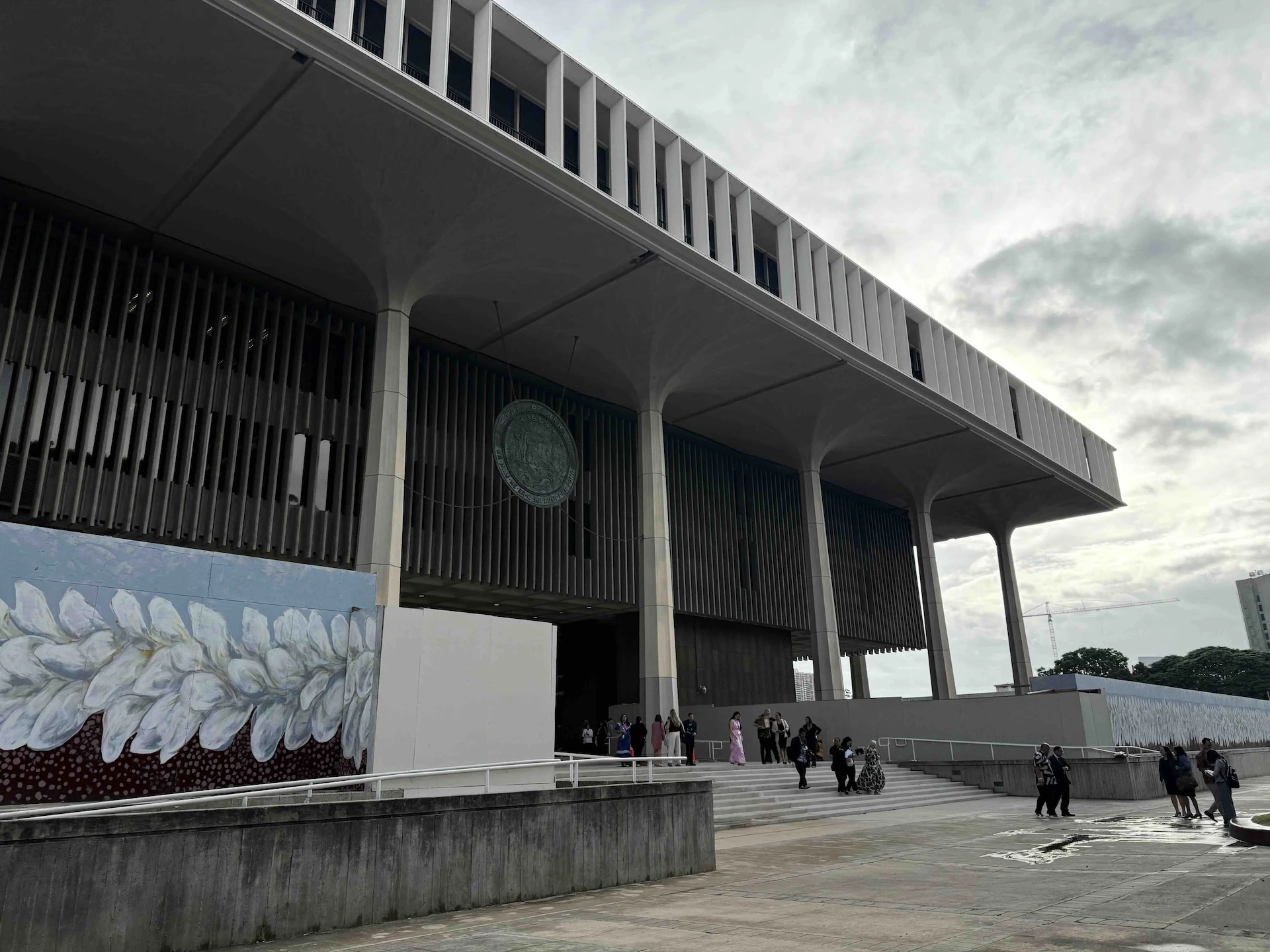 The Hawaiʻi State Capitol on the opening day of the 2026 legislative session.