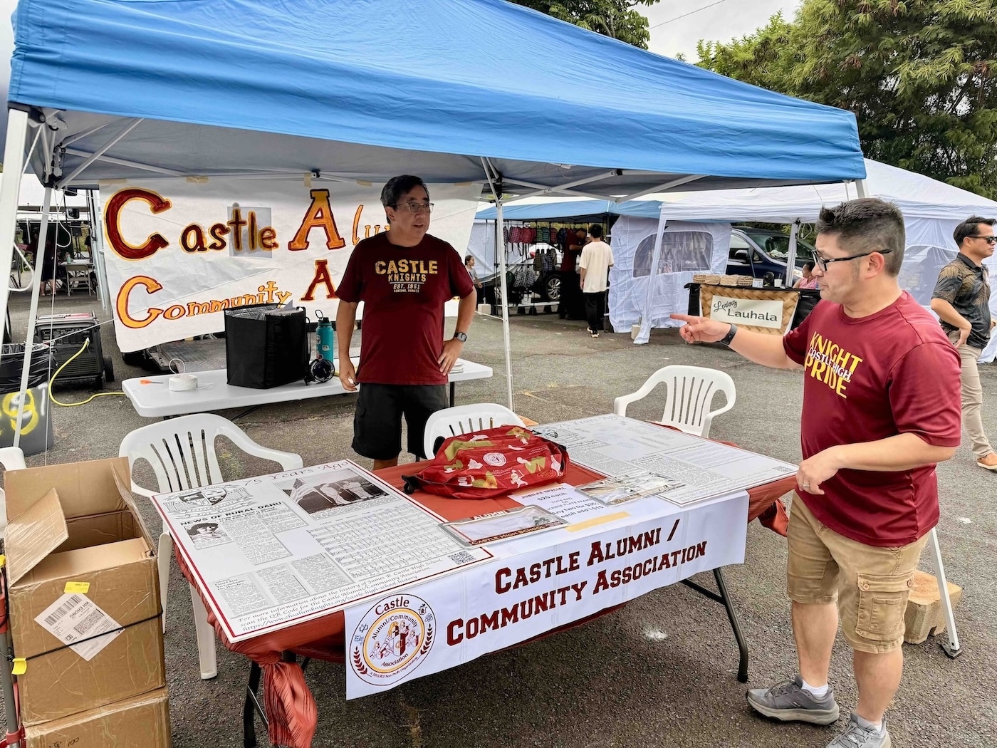 Founded in 1953 by Hank Iida, The Castle Alumni/Community Association is a 501(c)(3) nonprofit organization that aims “to promote and support the development of James B. Castle High School, Samuel Wilder King Intermediate School, and the elementary schools in the Castle Complex." Photo by Kelsey Kukaua Medeiros