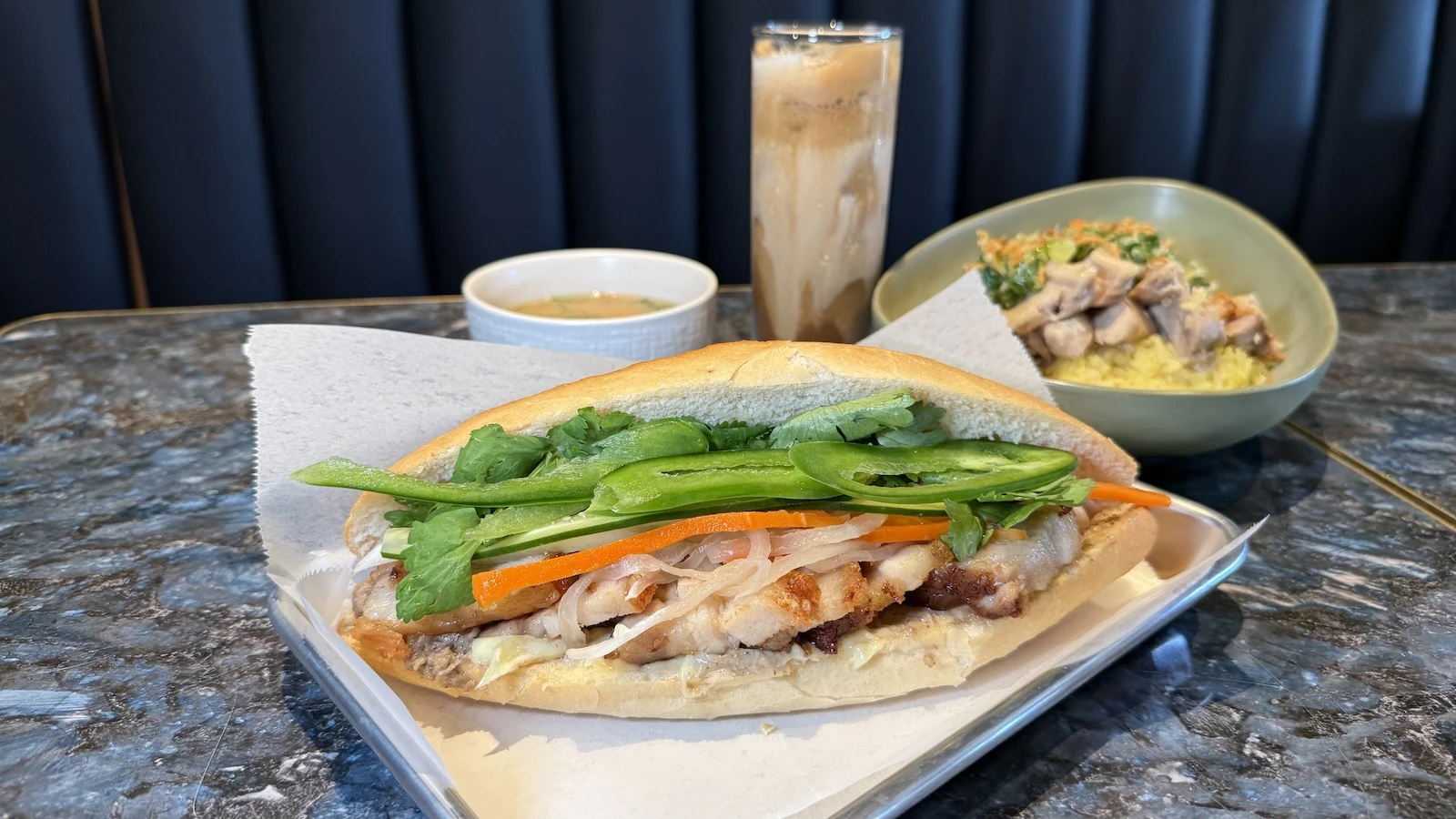 roast pork banh mi