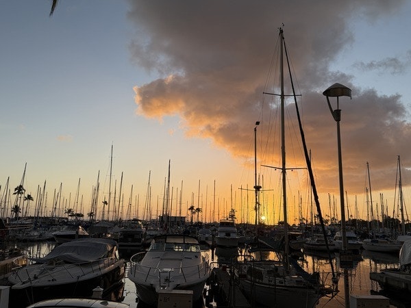 Chart House Waikiki sunset