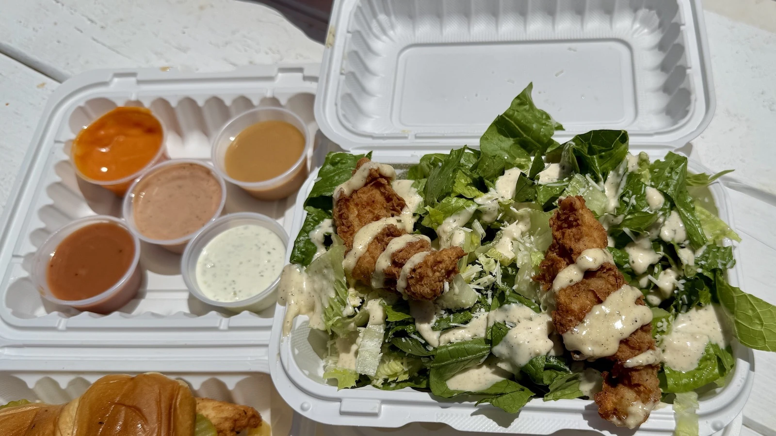 salad and sauces