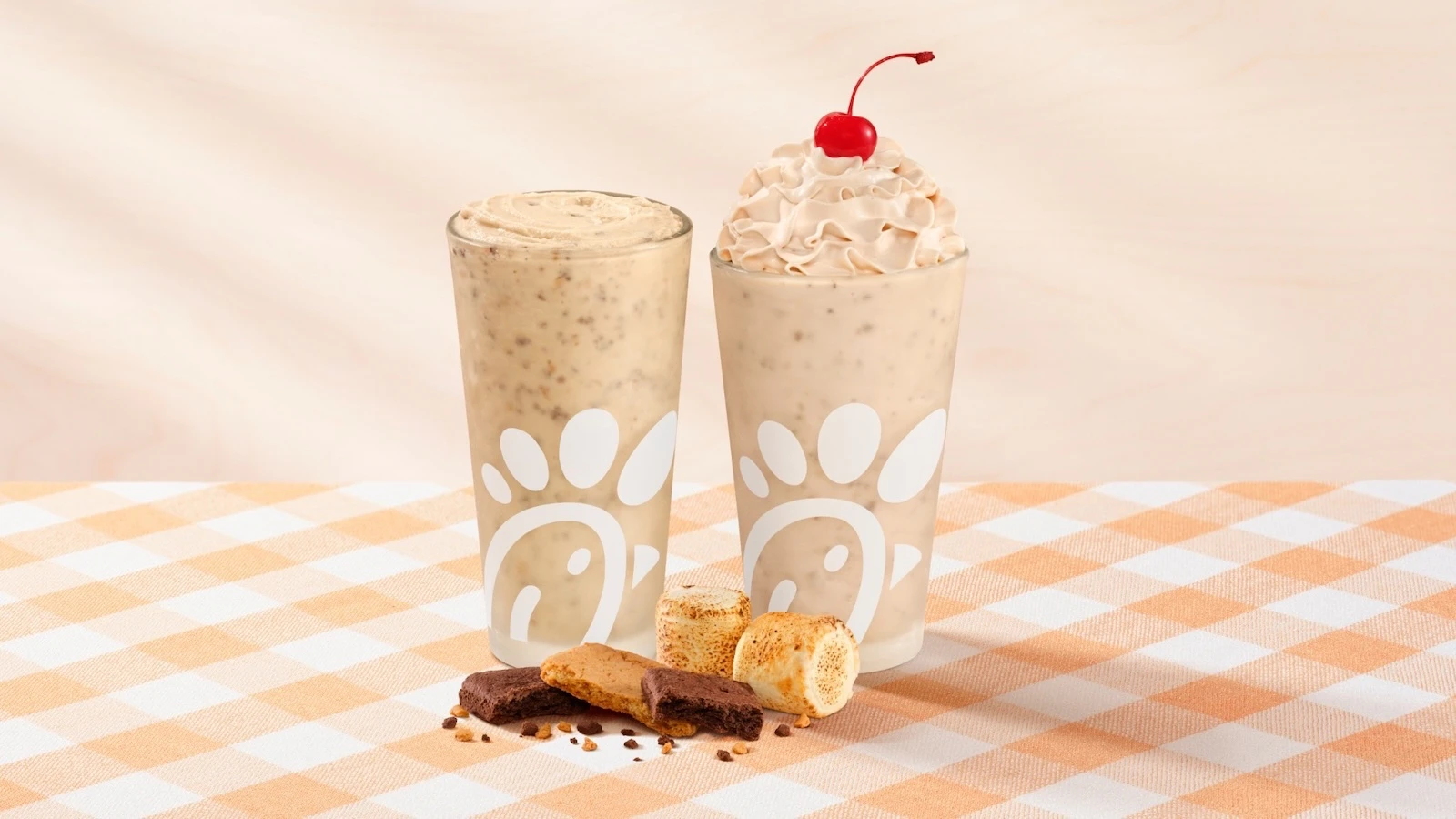 s'mores frosted coffee and milkshake
