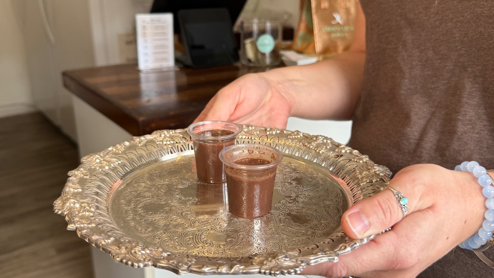 chocolate drink samples