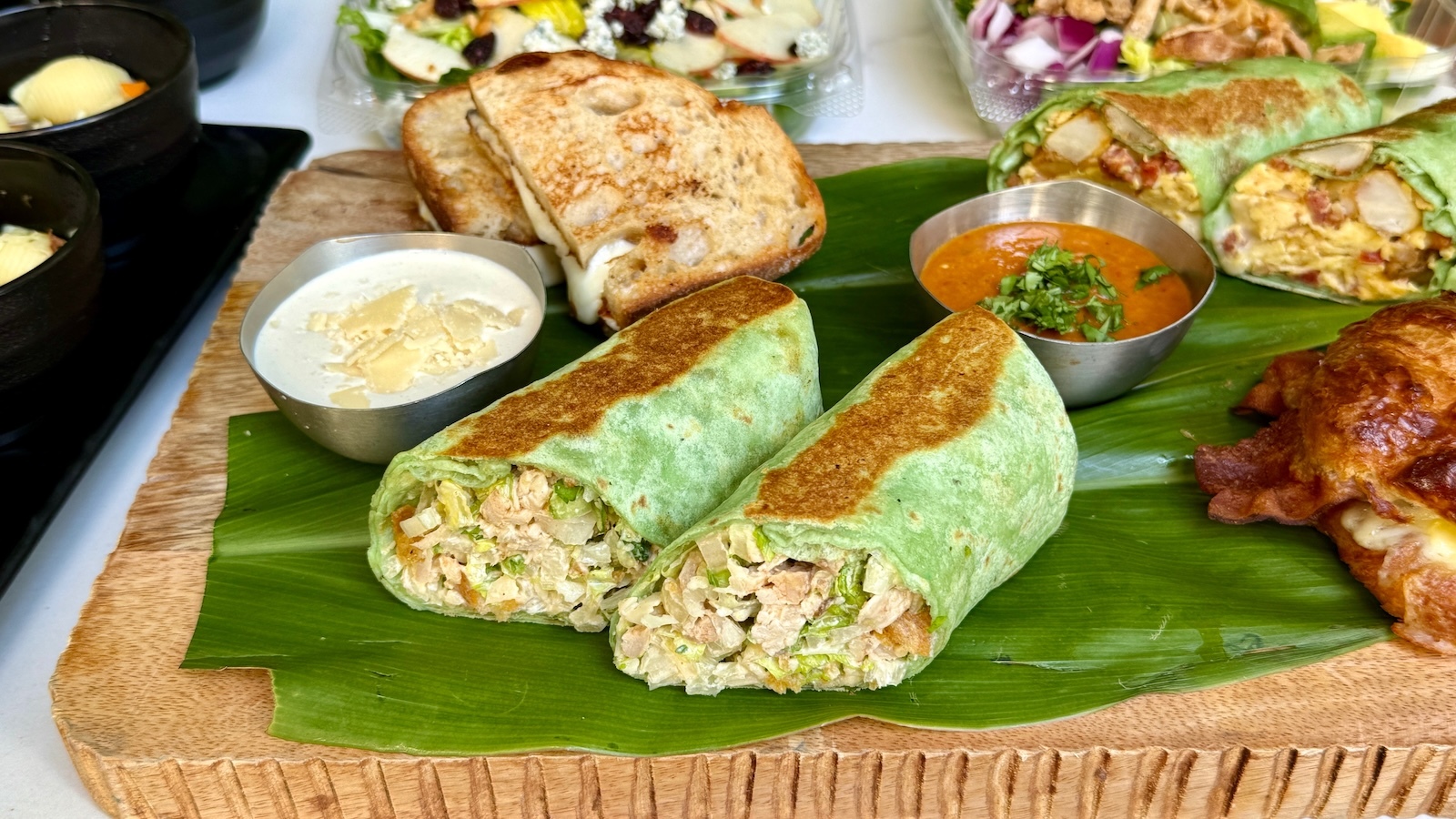 chicken Caesar wrap