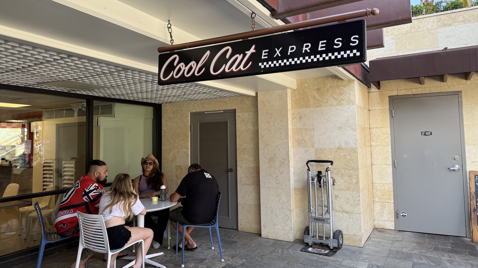 Cool Cat Express sign