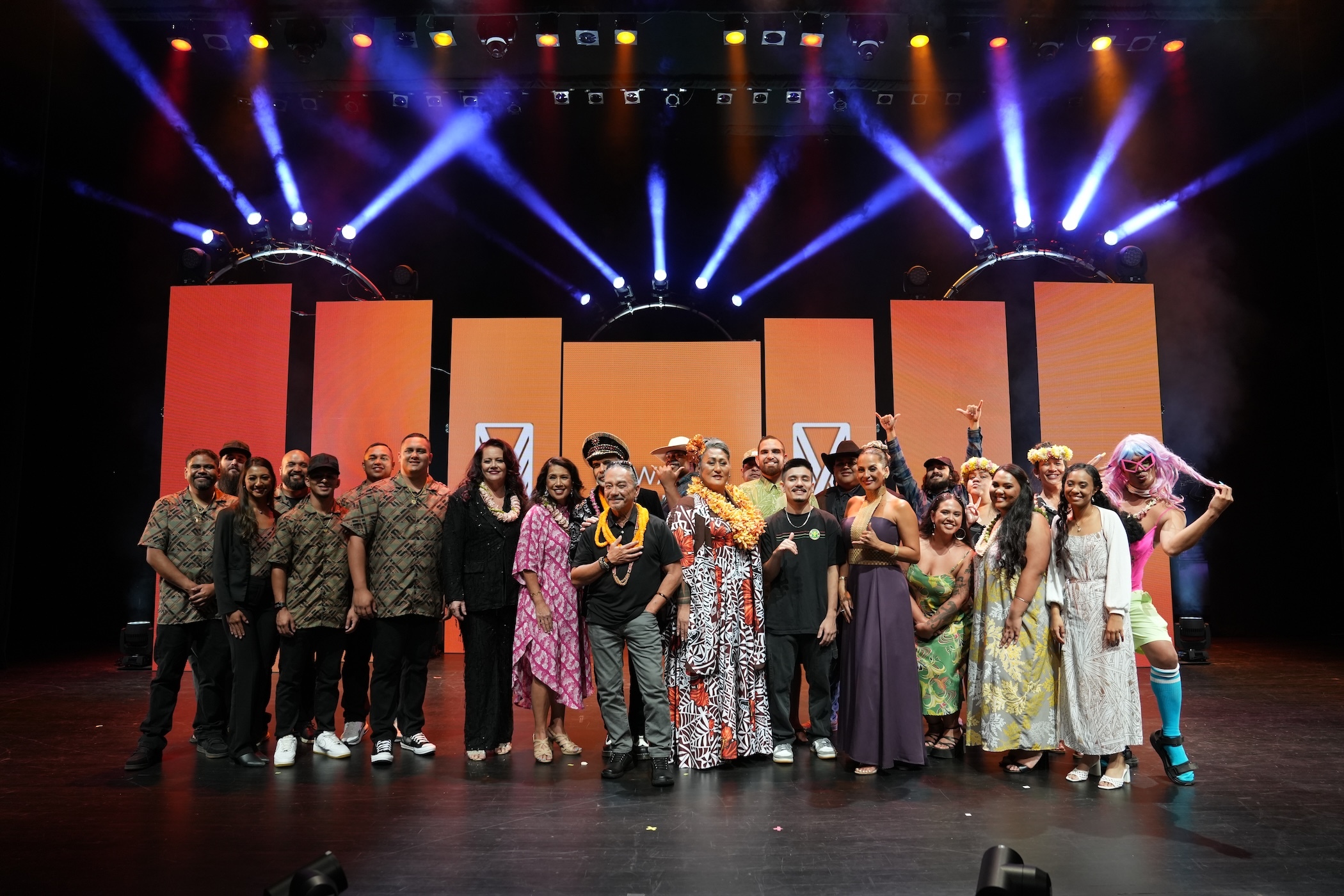 The band, Āinaty, left, was one of several groups that participated in auditions, vying for a chance to represent Maui in the grand finale of “Hawaiʻi to the World.”