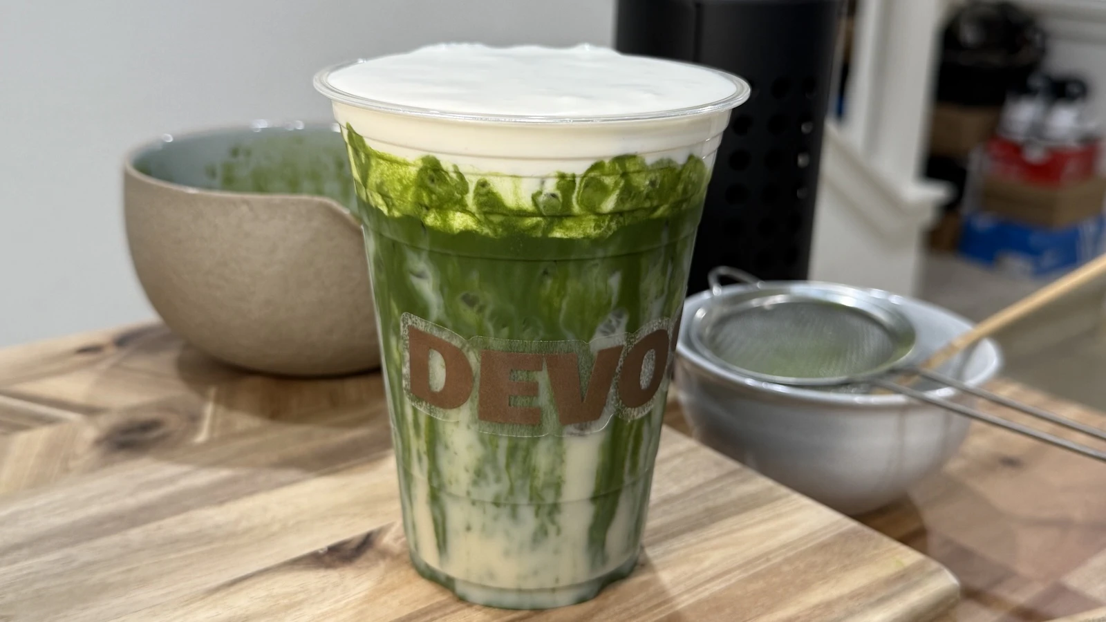 Cinnamon Toast Crunch matcha latte