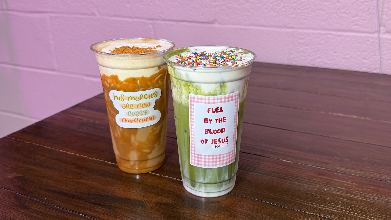 Cookie Butter latte and July special