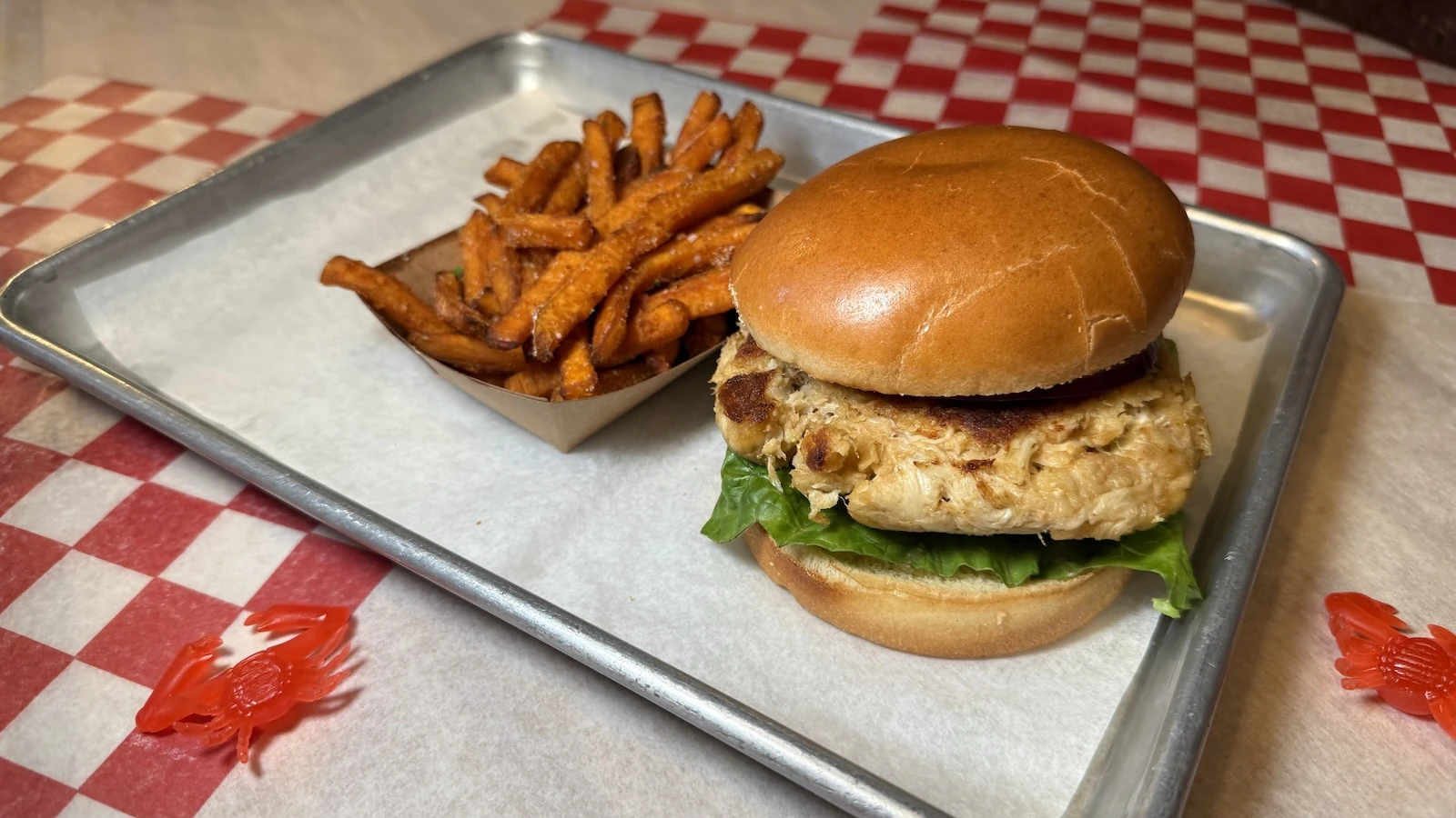 crab cake burger