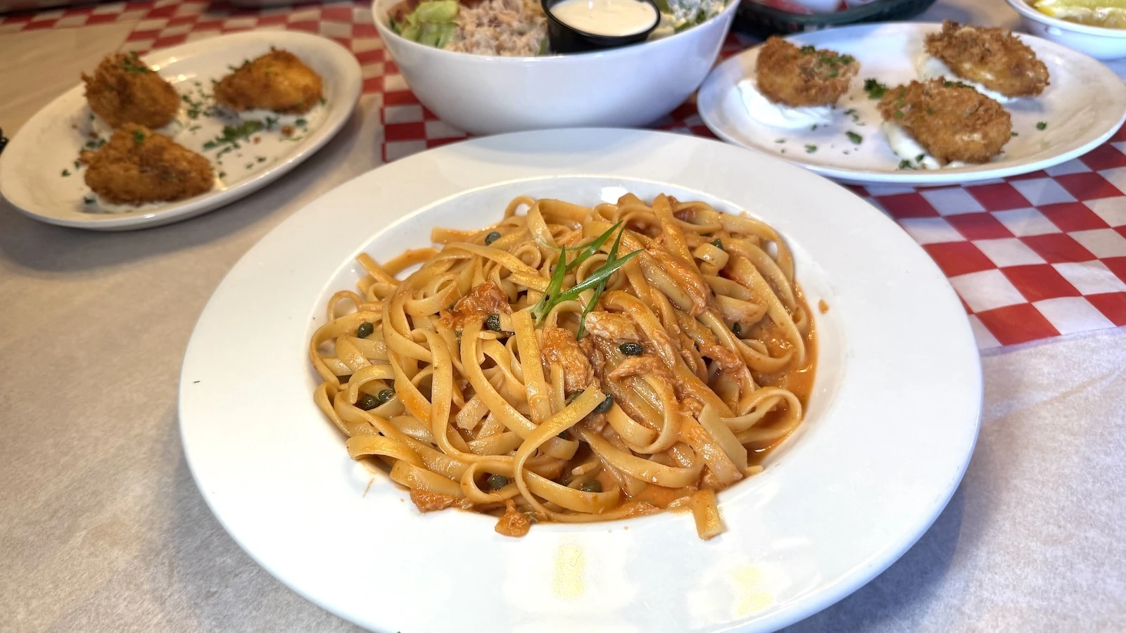 crab pasta