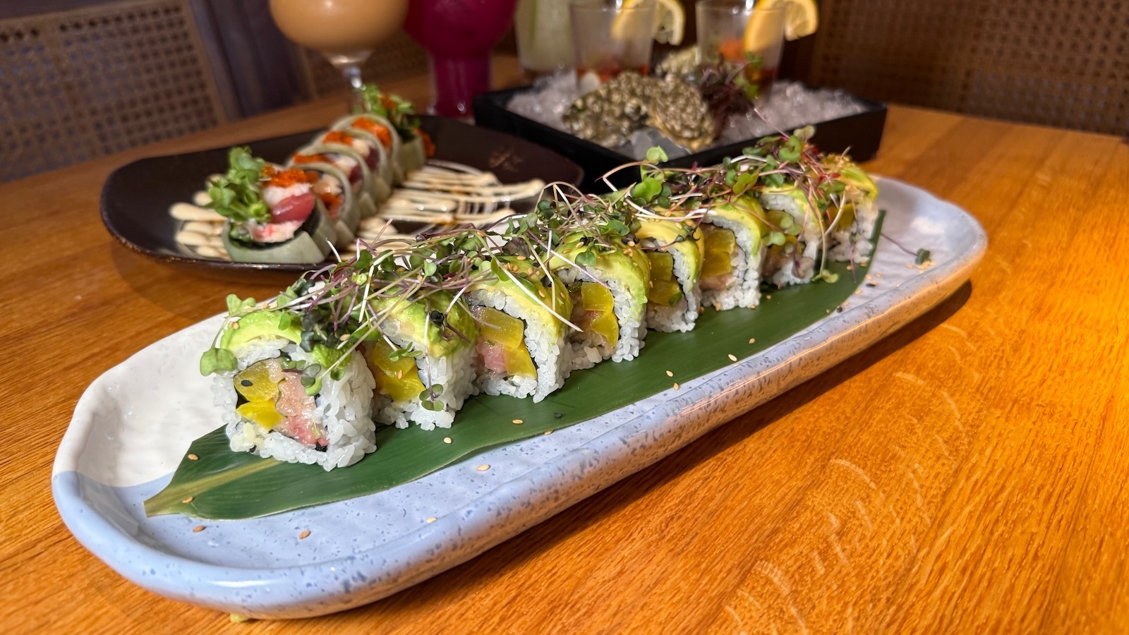 ahi and yuzu roll