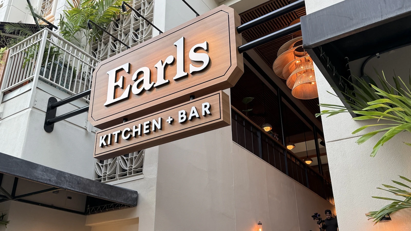 Earls Kitchen and Bar sign