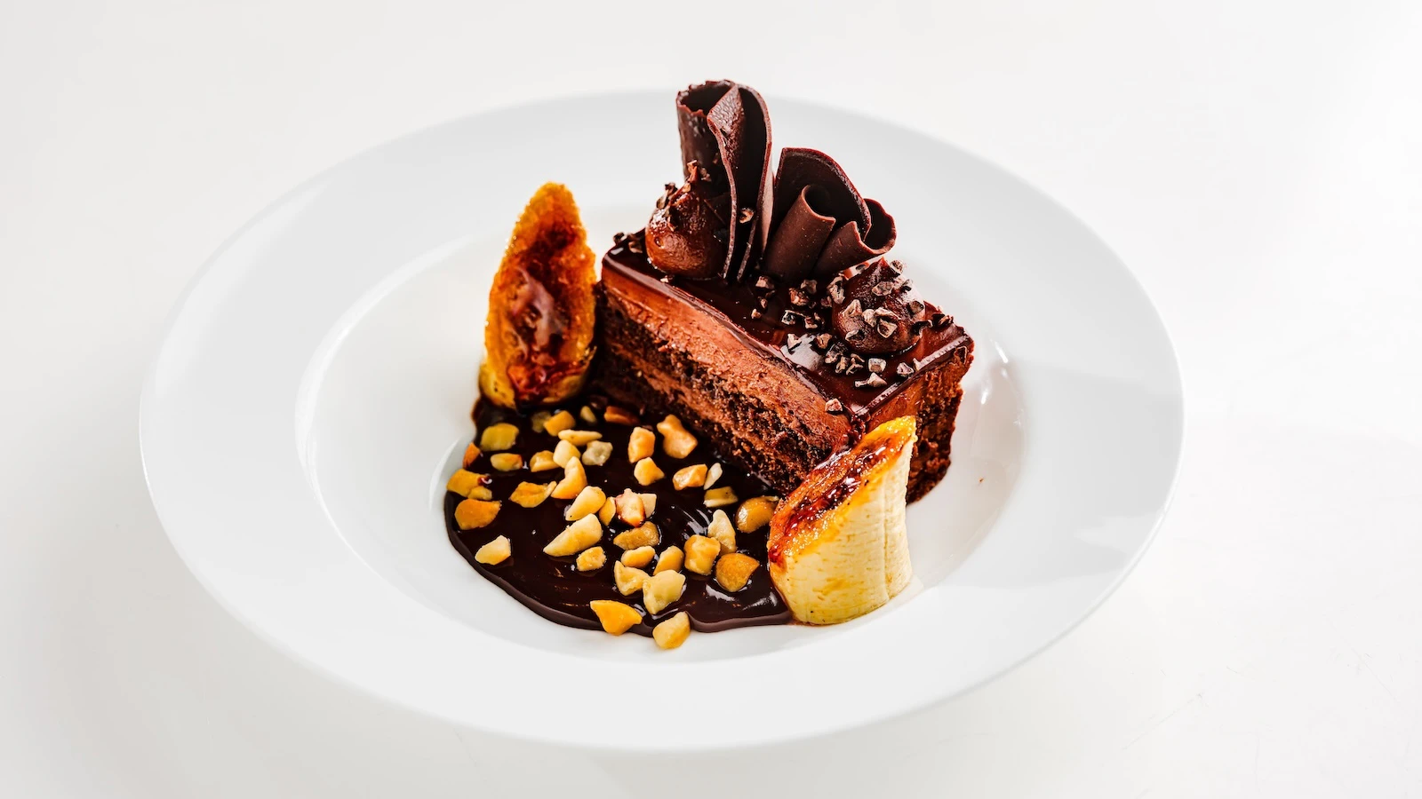 dark chocolate layer cake