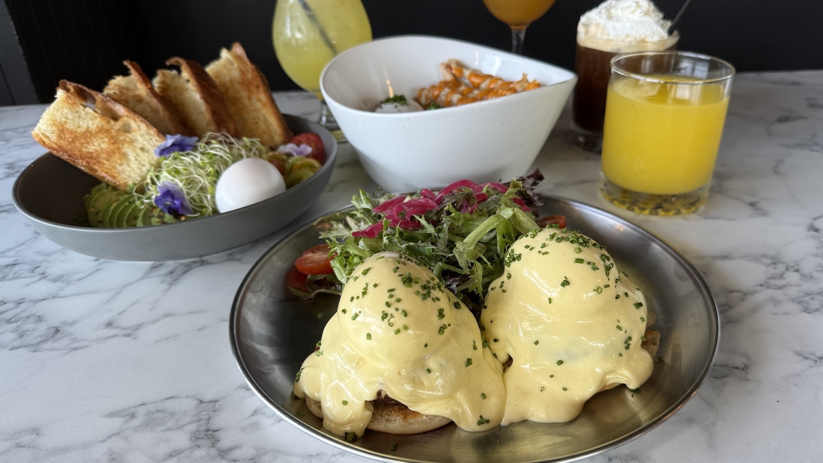 brisket eggs benedict