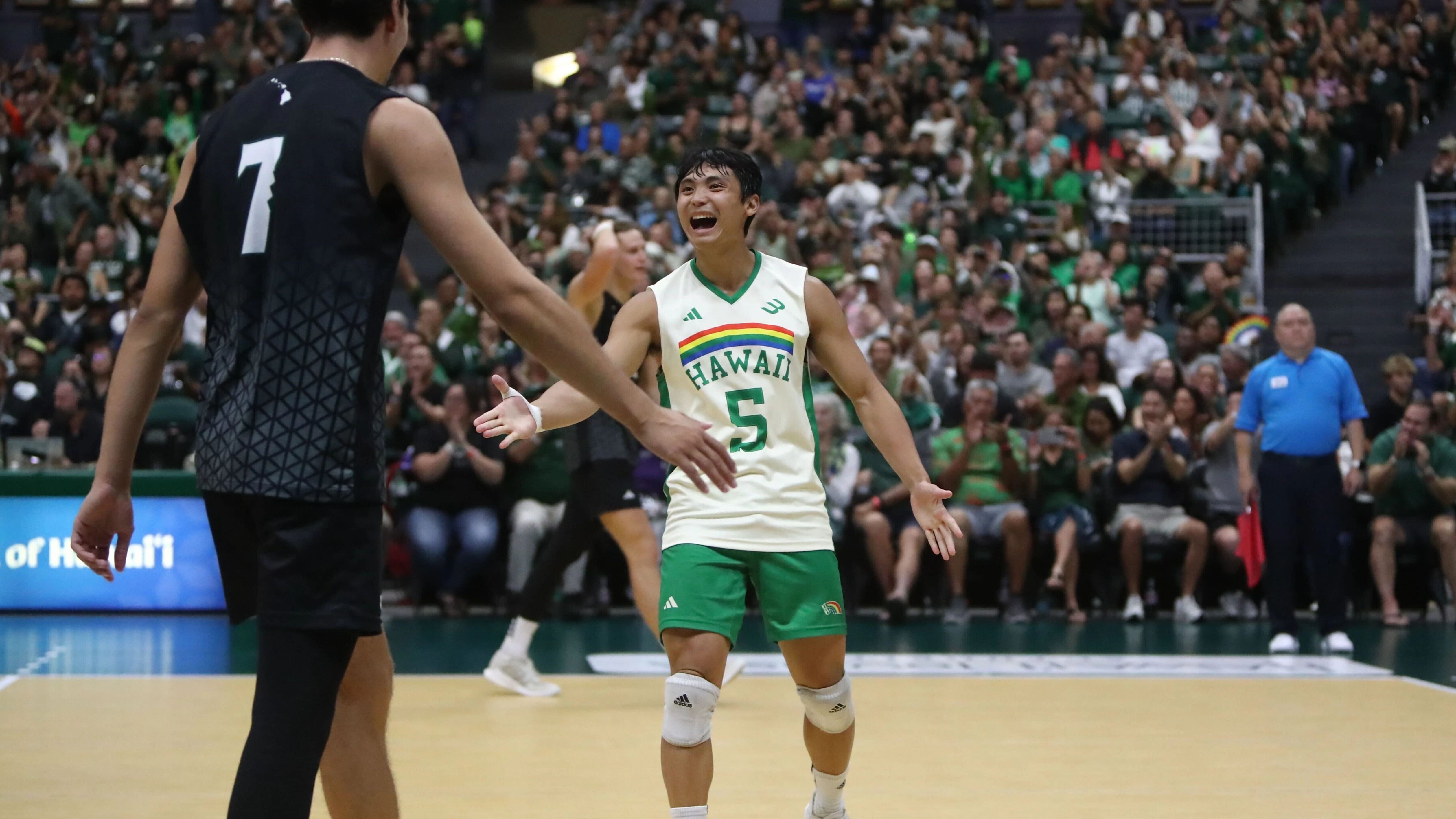 ‘Eleu Choy provides energy, inspiration for Hawai‘i men's volleyball team
