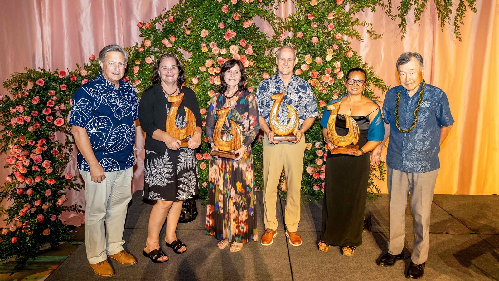Grand Hyatt Kaua‘i Resort & Spa, along with its ownership, the Takenaka Corp., recently presented four $100,000 endowments to local foundations including the University of Hawai‘i Foundation, Wilcox Health Foundation, Hawaiæi Community Foundation, and Island School in honor of the resort's 35th anniversary.