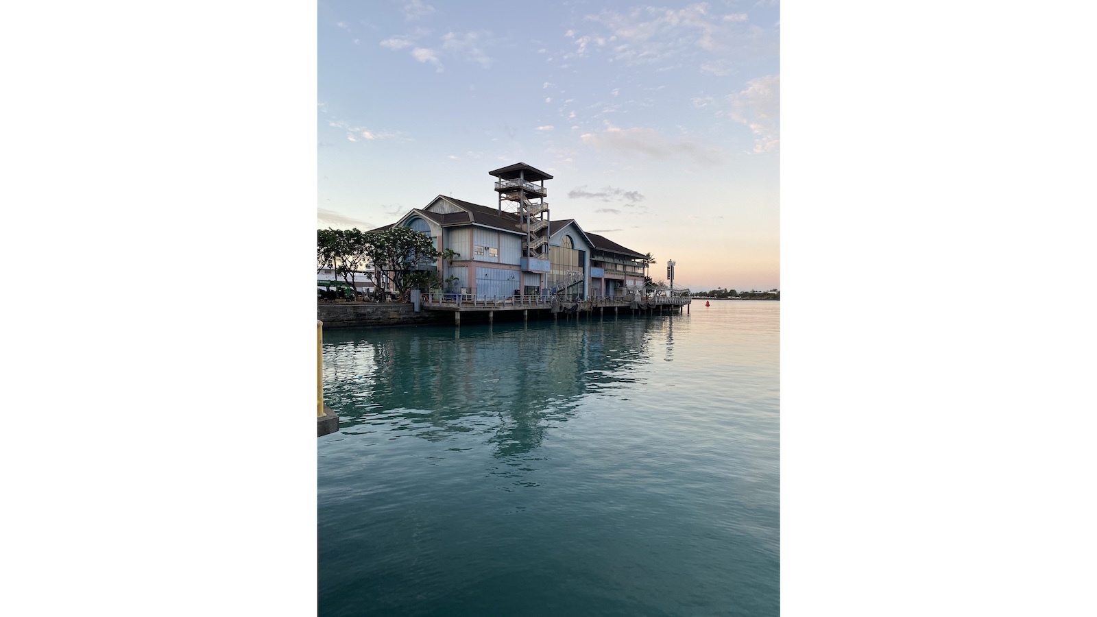The pier following the removal of Falls of Clyde