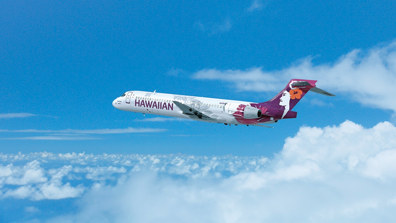A Hawaiian Airlines plane.