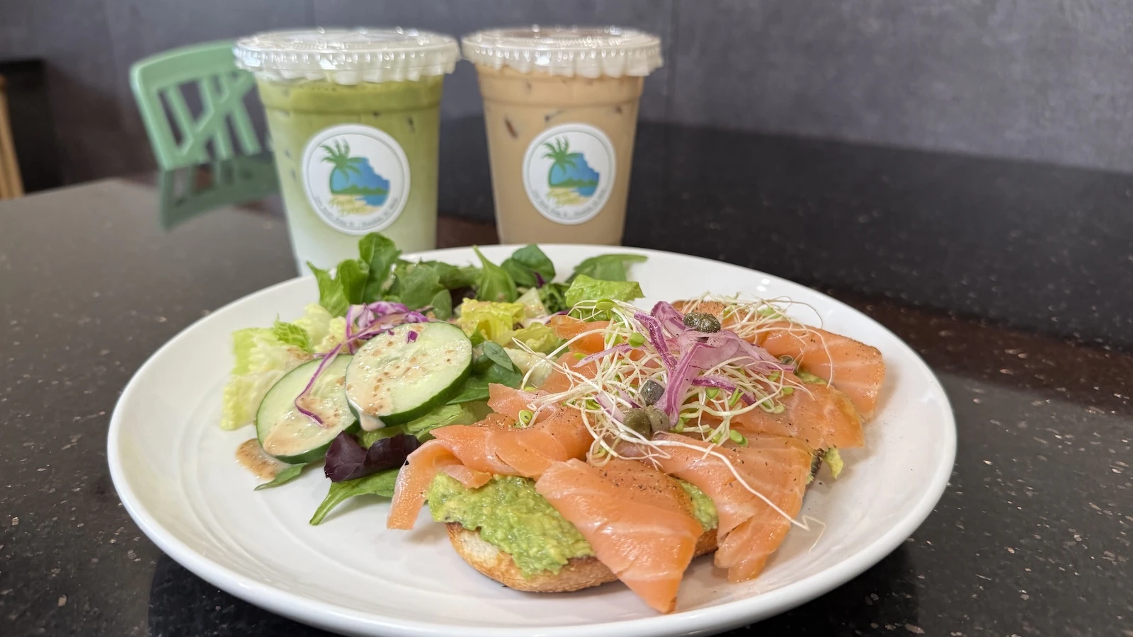 smoked salmon avocado toast
