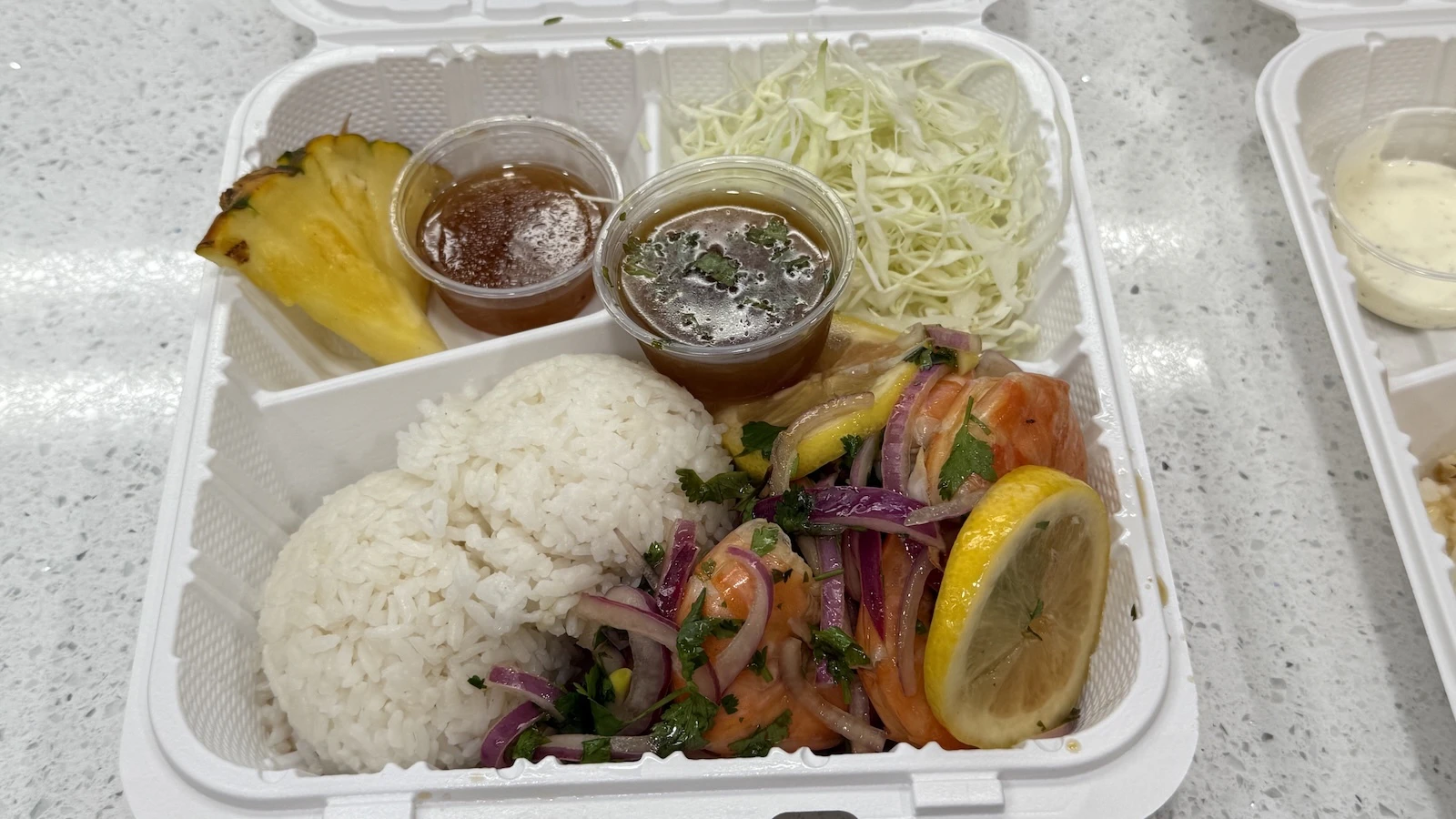 Lilikoi lemon shrimp