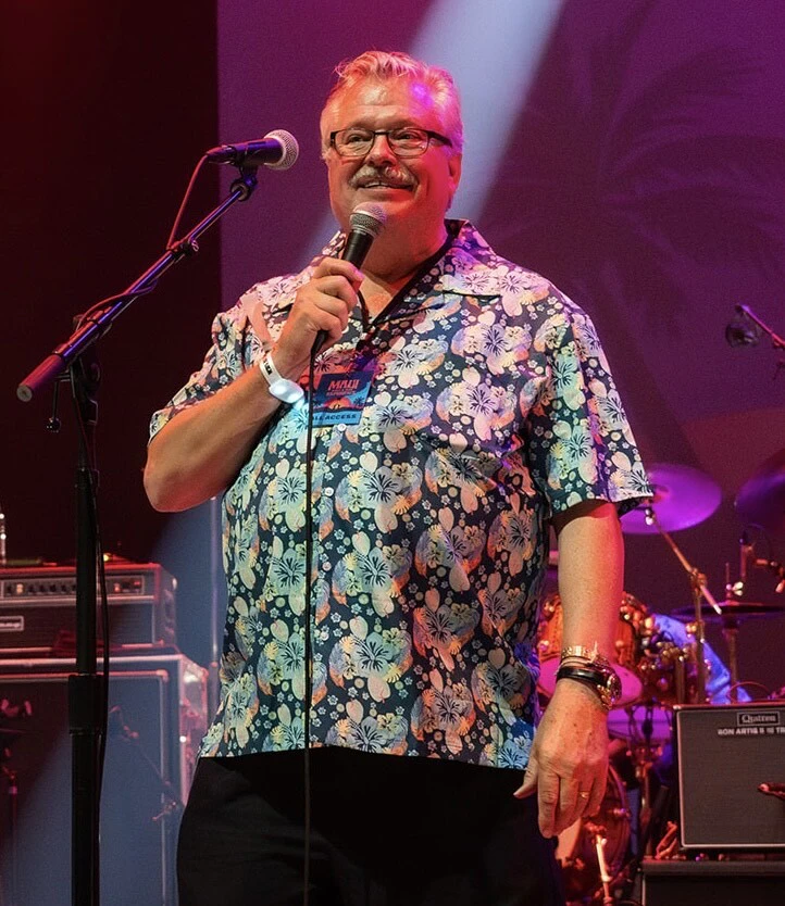 Gary Gube, Hua Momona Foundation's founder and president, is pictured at last year's Maui Music & Food Experience.