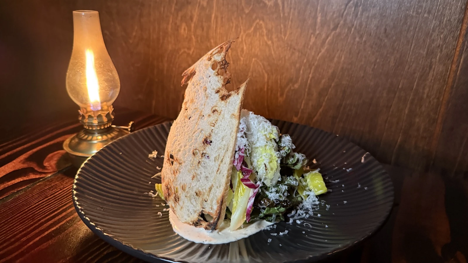 Grilled Caesar salad
