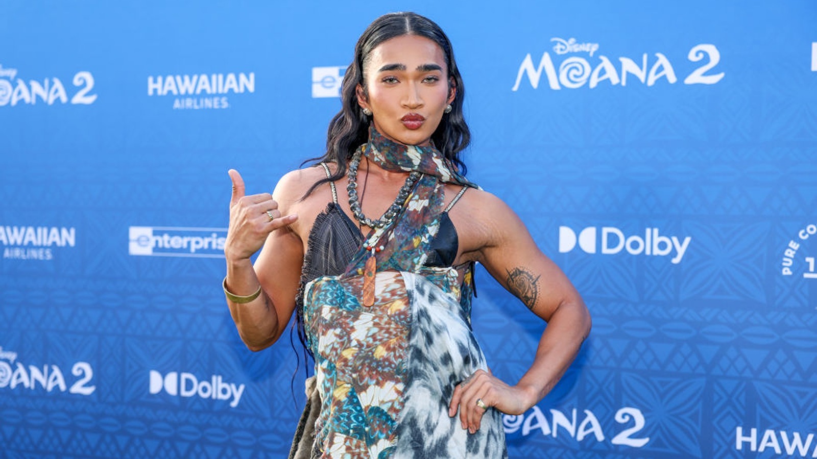 Bretman Rock, pictured here at the 2024 world premiere of 'Moana 2' at Lanikuhonua Cultural Institute in Kapolei, has been named to Time's second annual edition of Time100 Creators, which recognizes 100 of the world's "most influential digital voices."