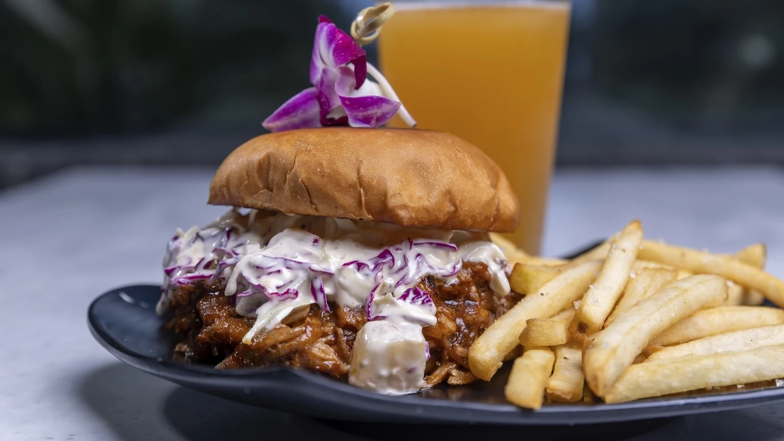 Kalua pork sandwich