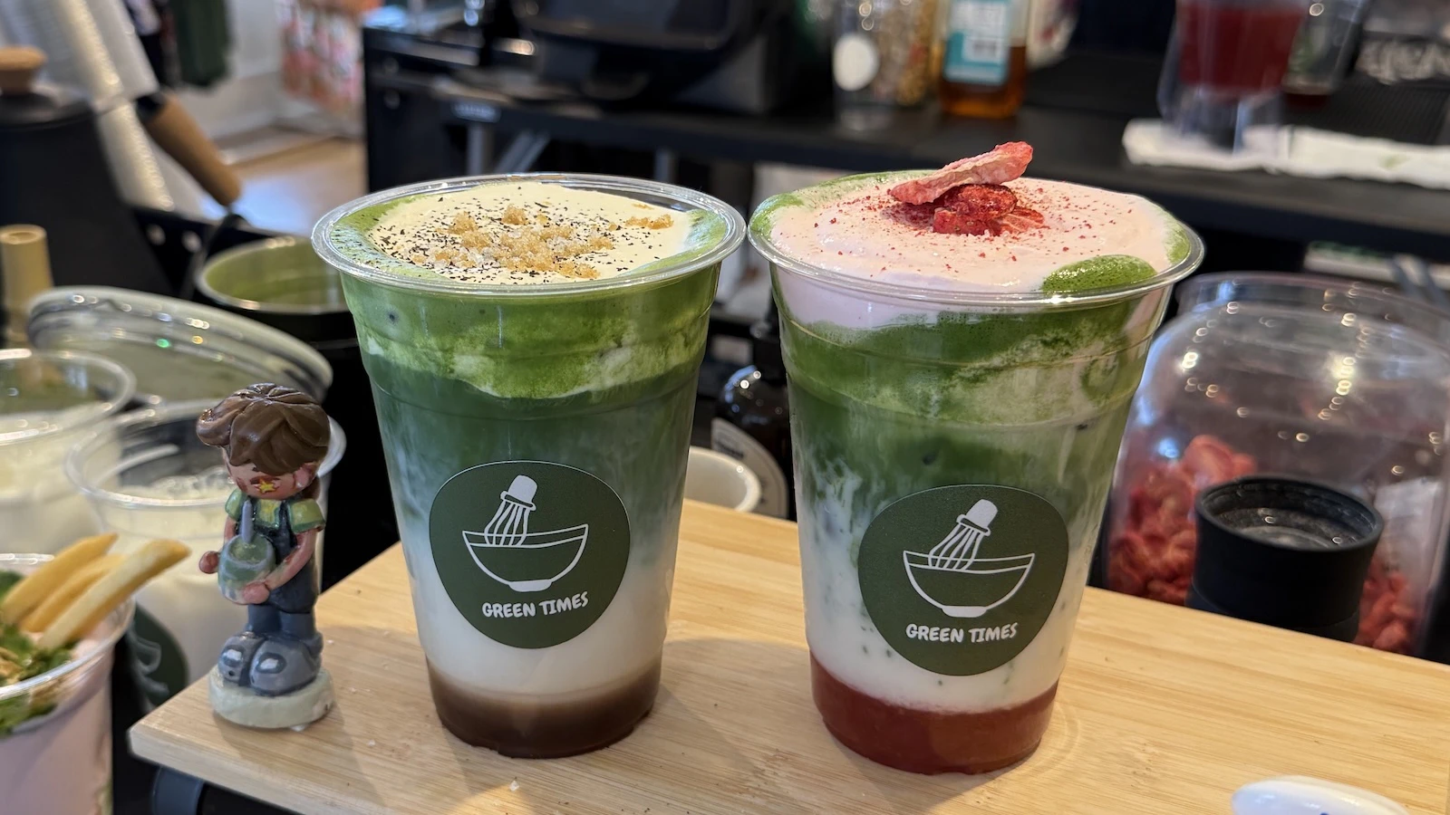 matcha lattes