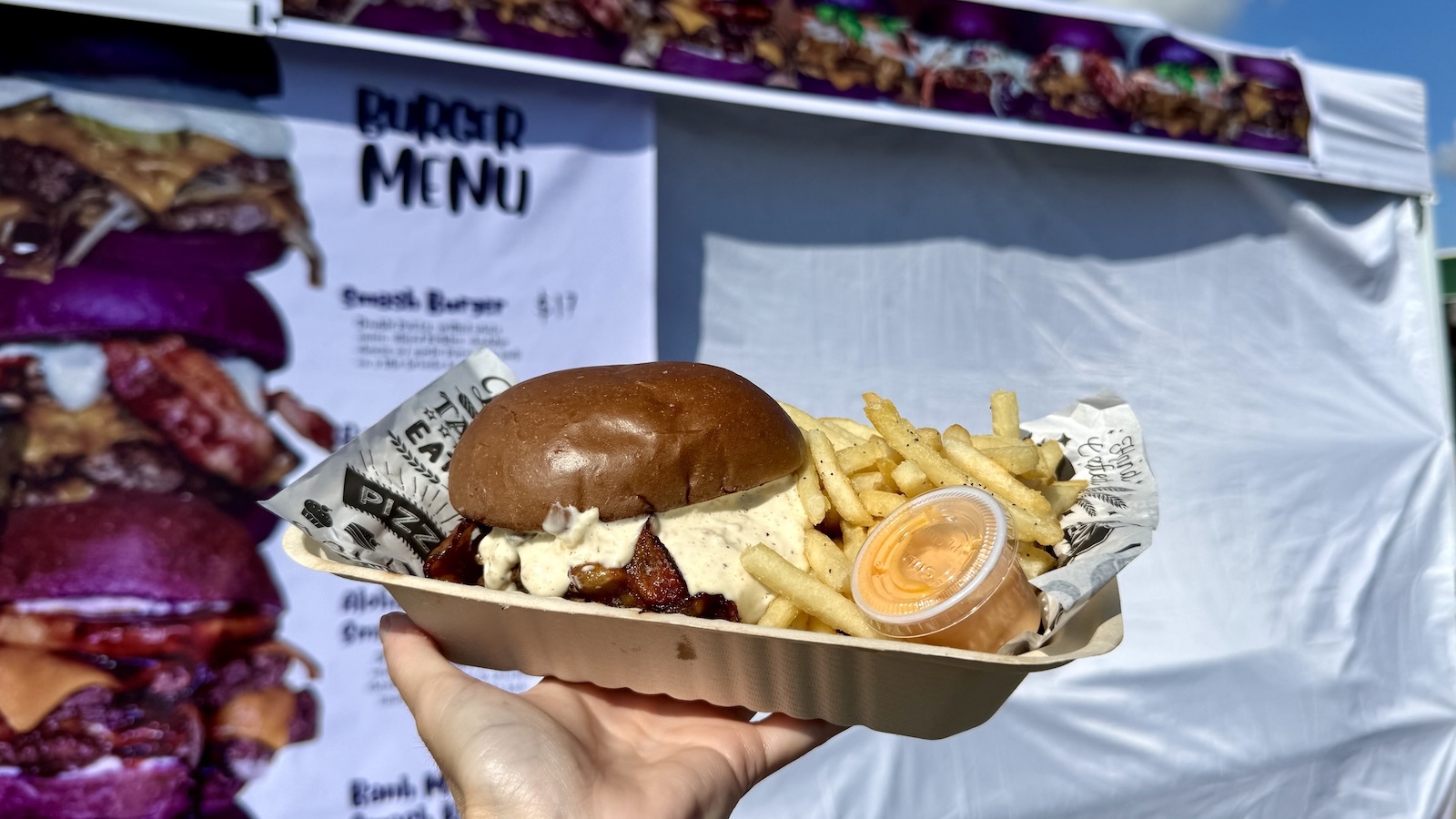 bacon and mushroom burger