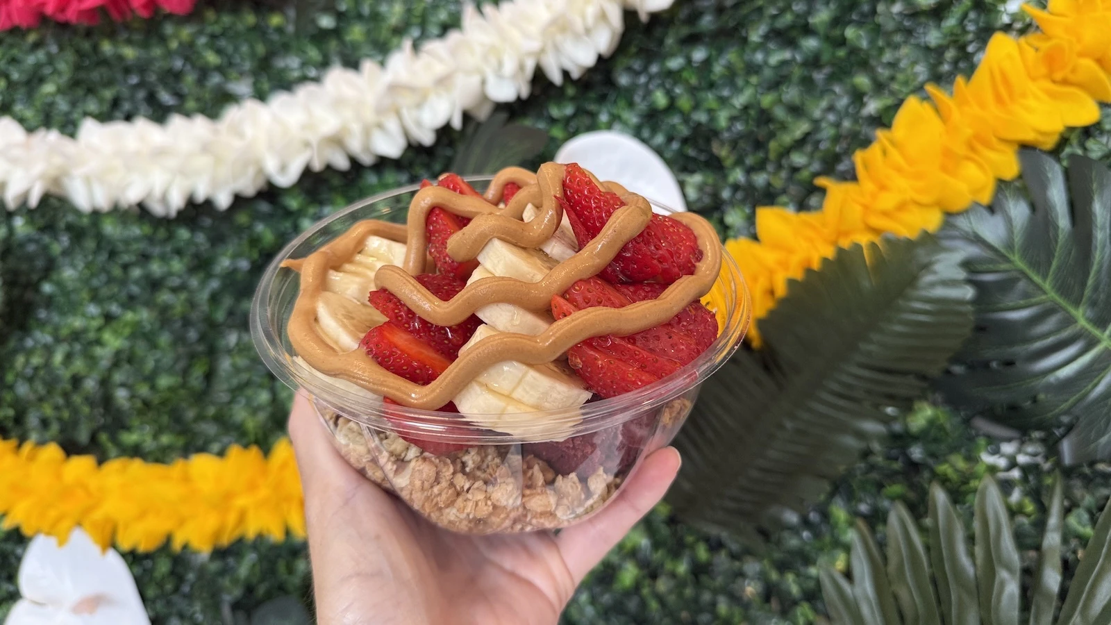 create your own acai bowl