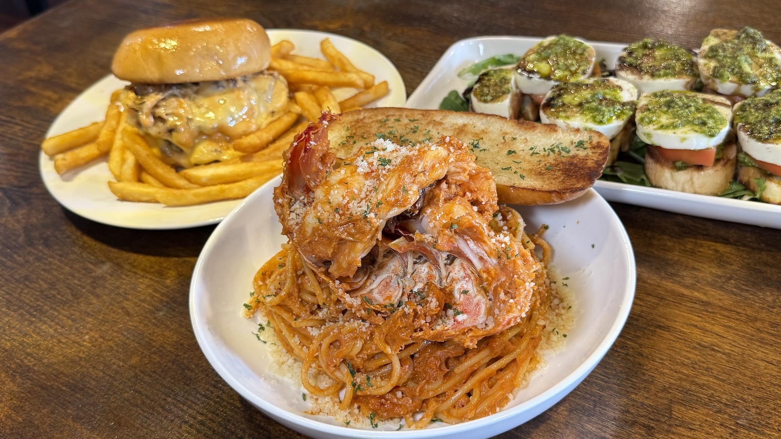 crab and lobster pasta