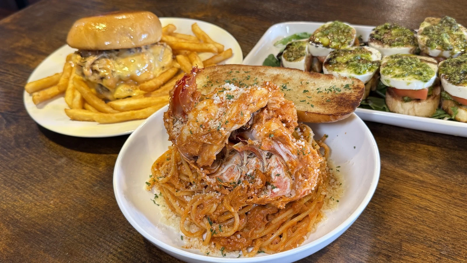 crab and lobster pasta