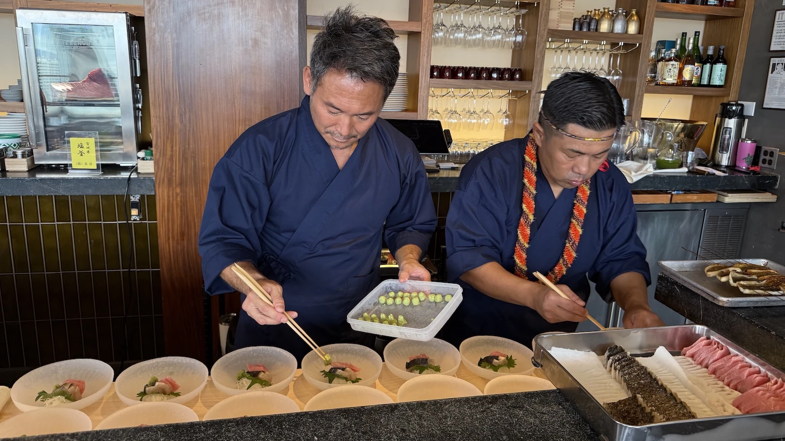 Hide and chef Okino