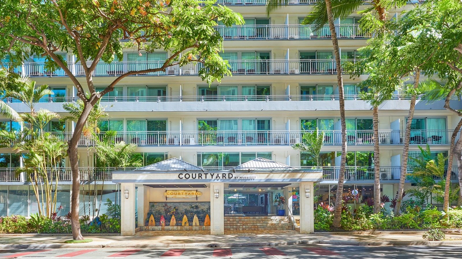 Courtyard by Marriott Waikīkī Beach has unveiled a new multi-million dollar renovation.