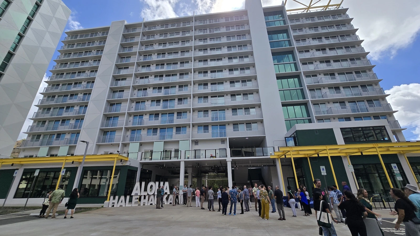 Hale Haukani, a new $170 million student housing complex at the University of Hawai‘ at Mānoa, opened to residents on Aug. 18