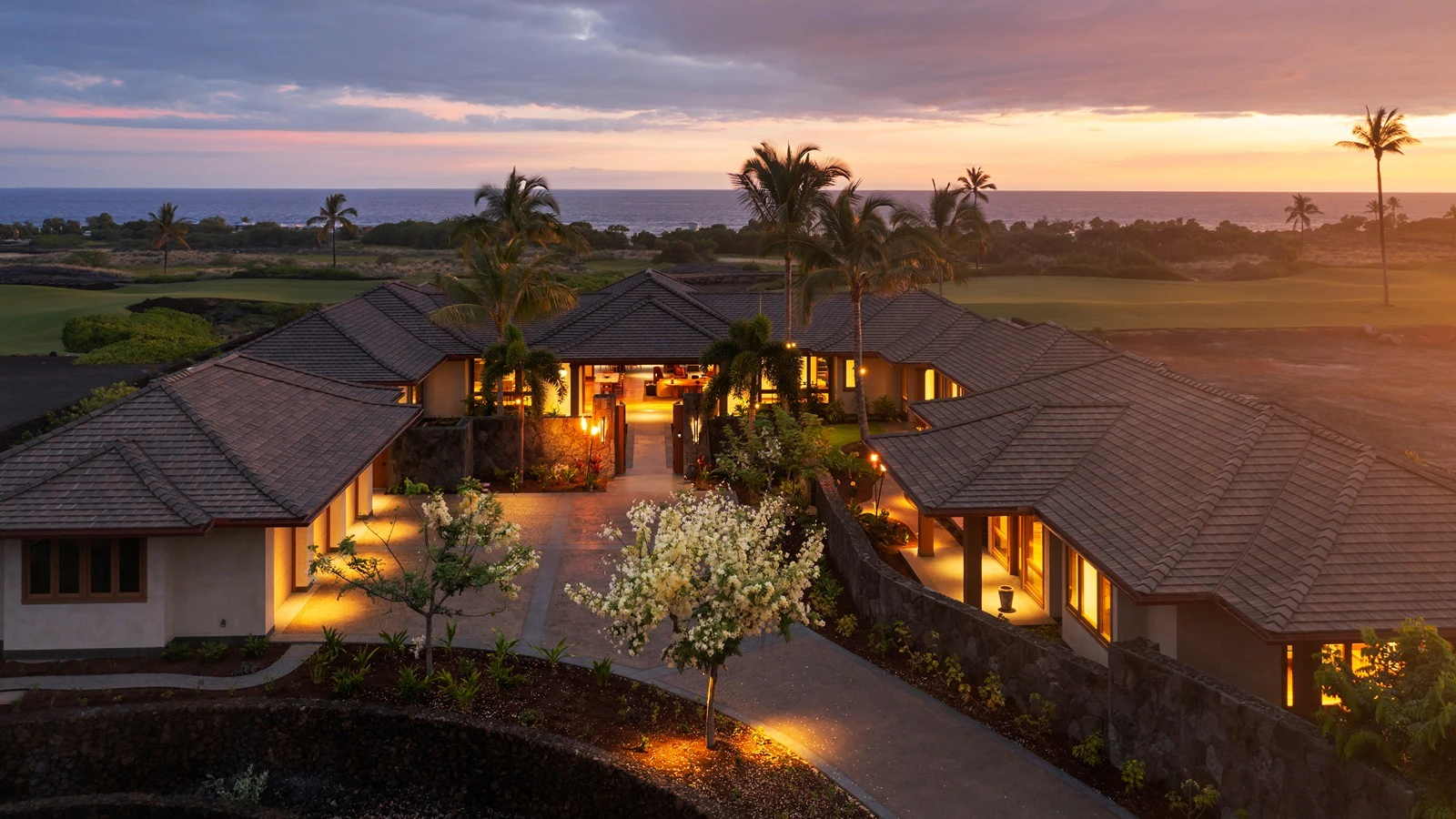 Hale Kai Mana, a luxury estate in Kohanaiki, recently sold for $23 million.