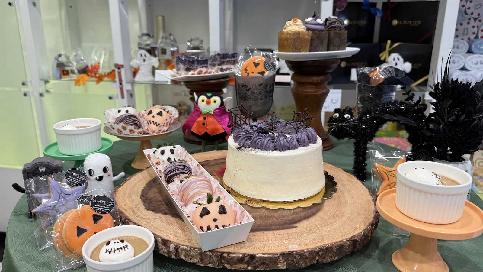 variety of Halloween treats