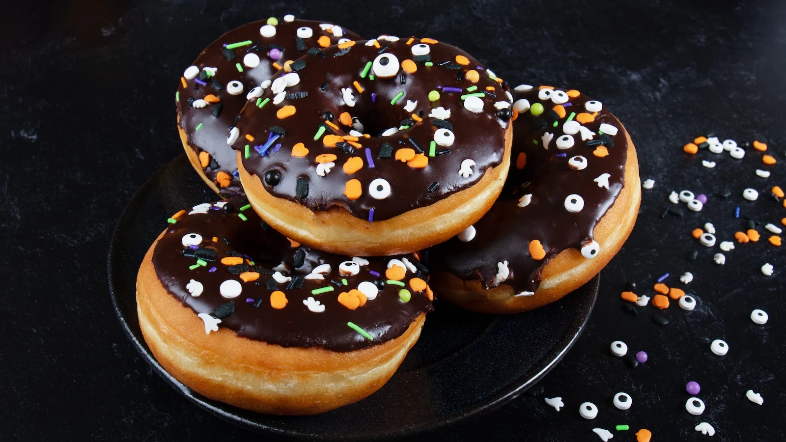 Halloween doughnuts