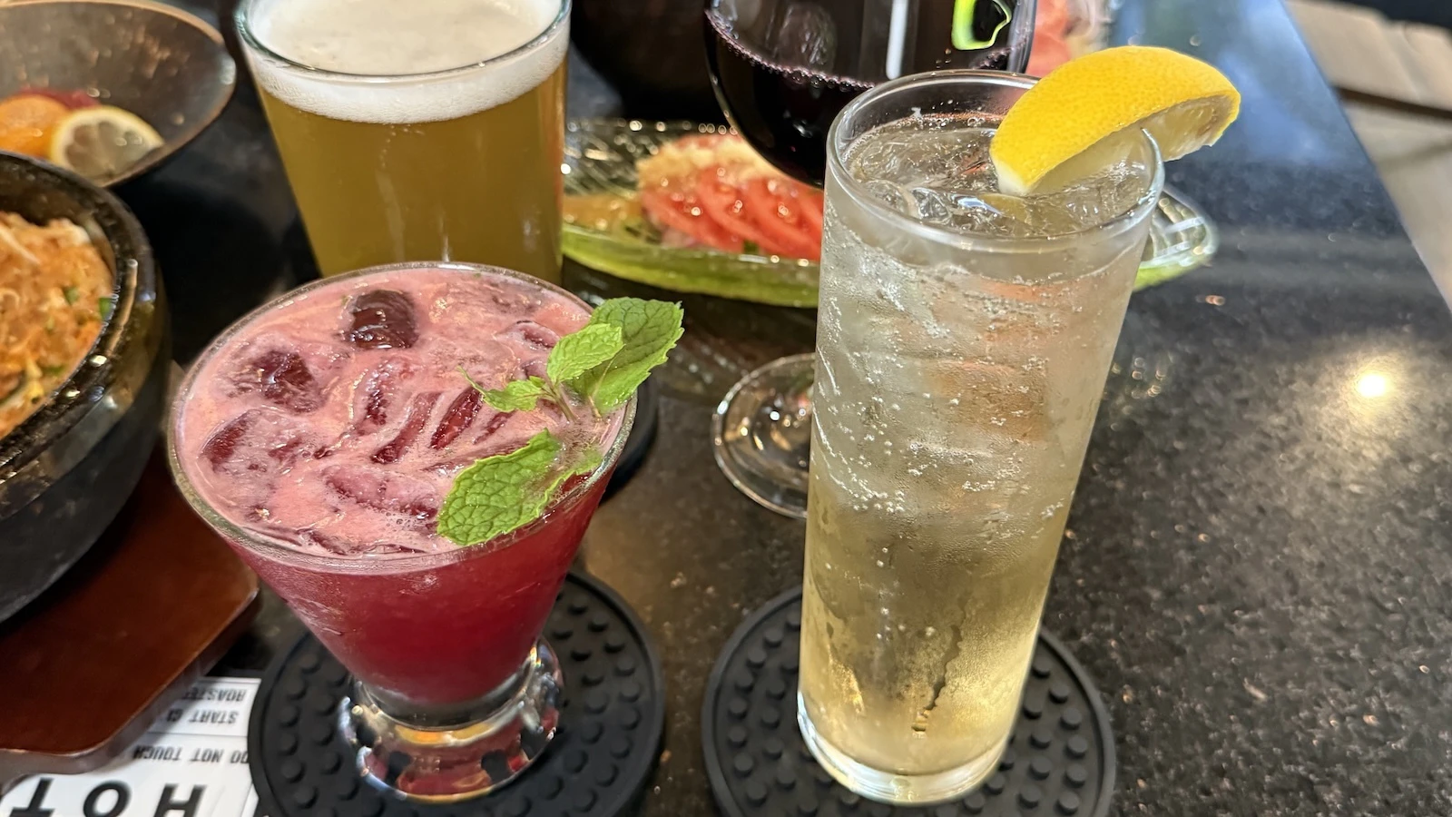 happy hour drinks