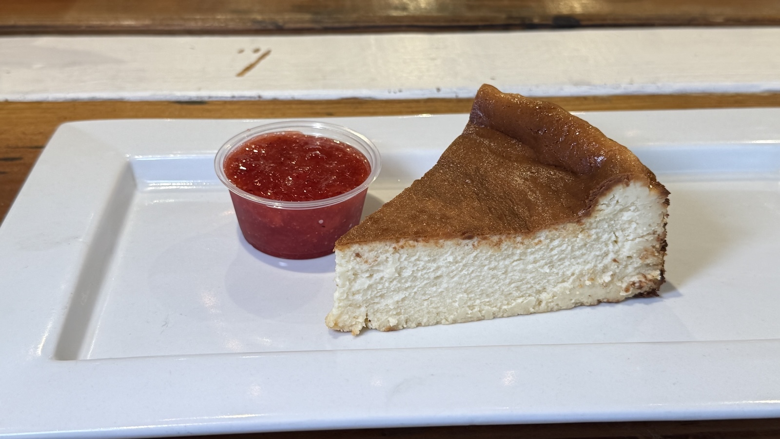 original cheesecake slice